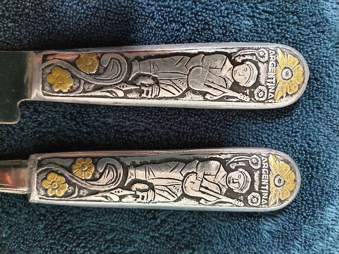 アルゼンチン製カトラリーセット 12点、ビンテージ、 1980年代後半購入