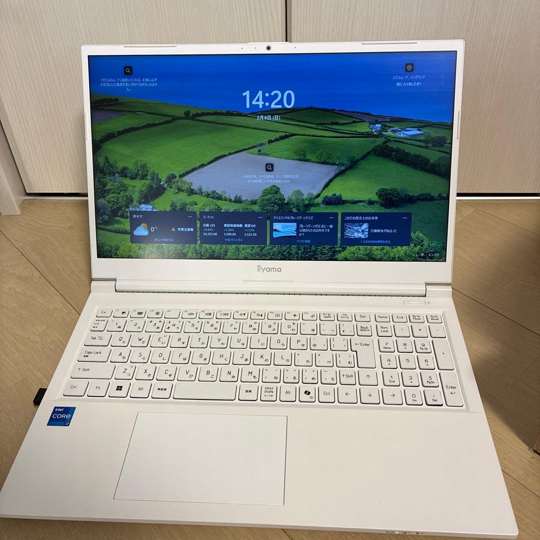 iiyama 15.6型　Intel i7 メモリ16GB ストレージ951GB