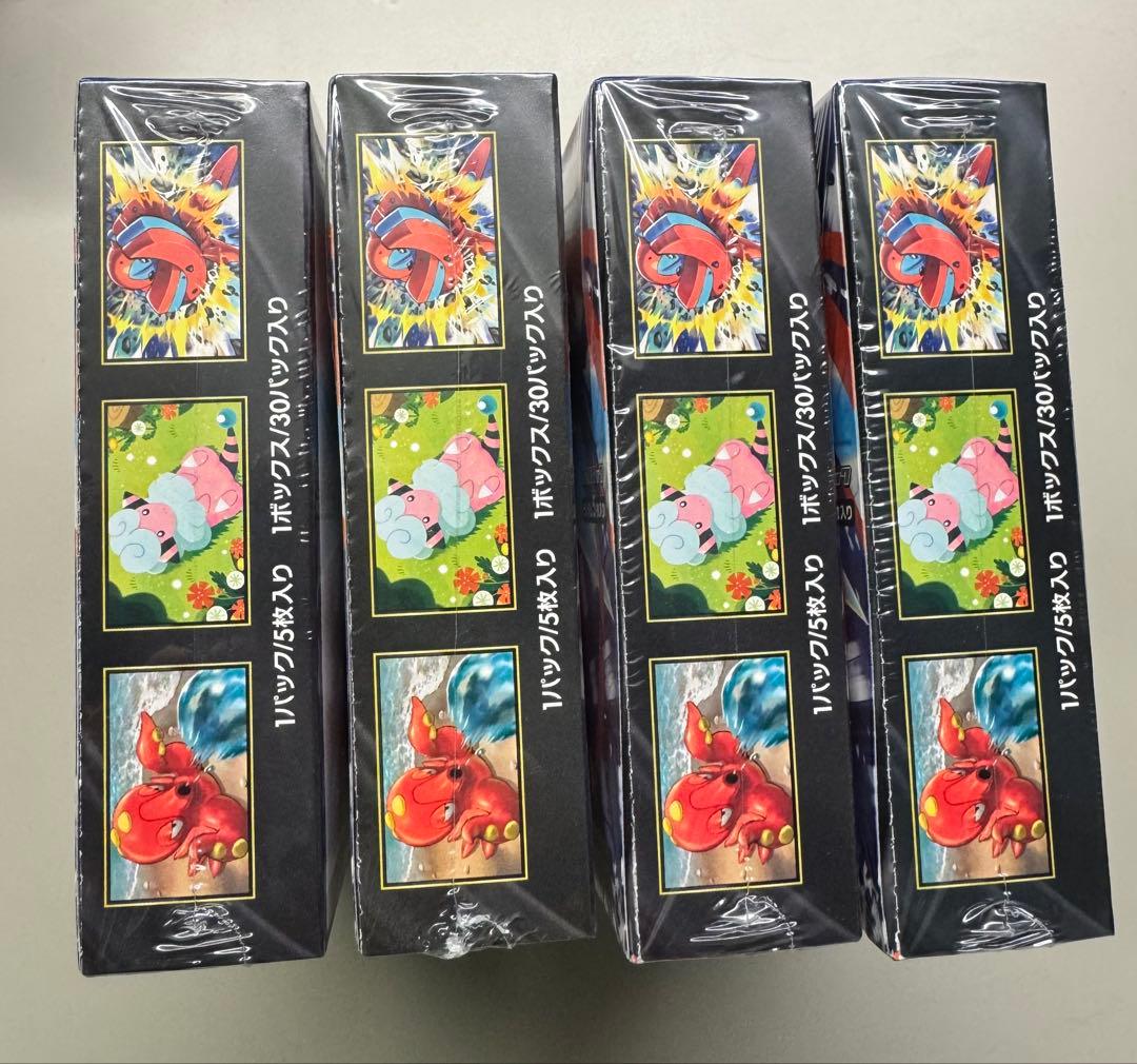 即発送！ポケカ　ニンジャスピナー　シュリンク付き4BOX