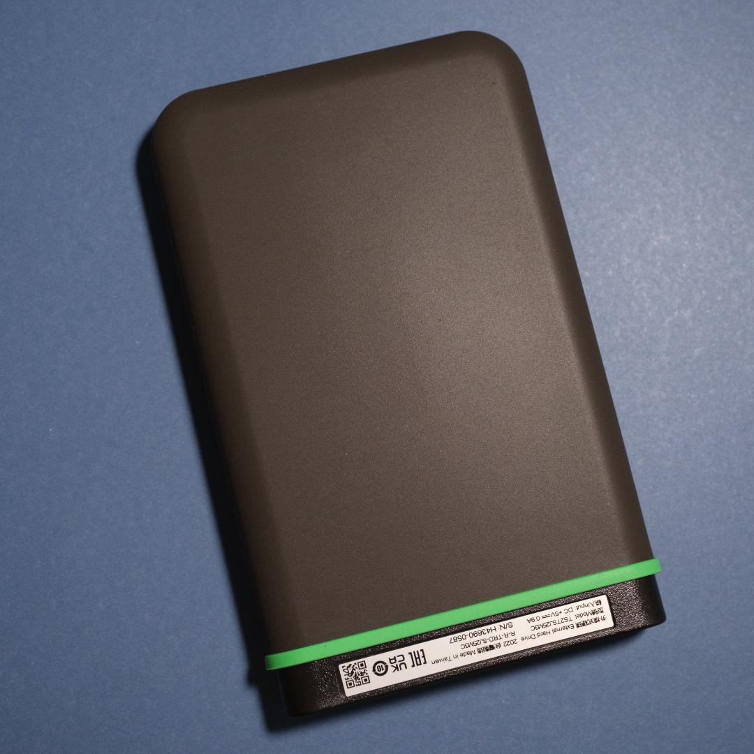 Transcend ポータブルHDD 2TB USB 3.1 Gen1 耐衝撃