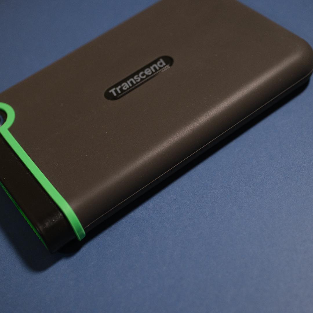 Transcend ポータブルHDD 2TB USB 3.1 Gen1 耐衝撃