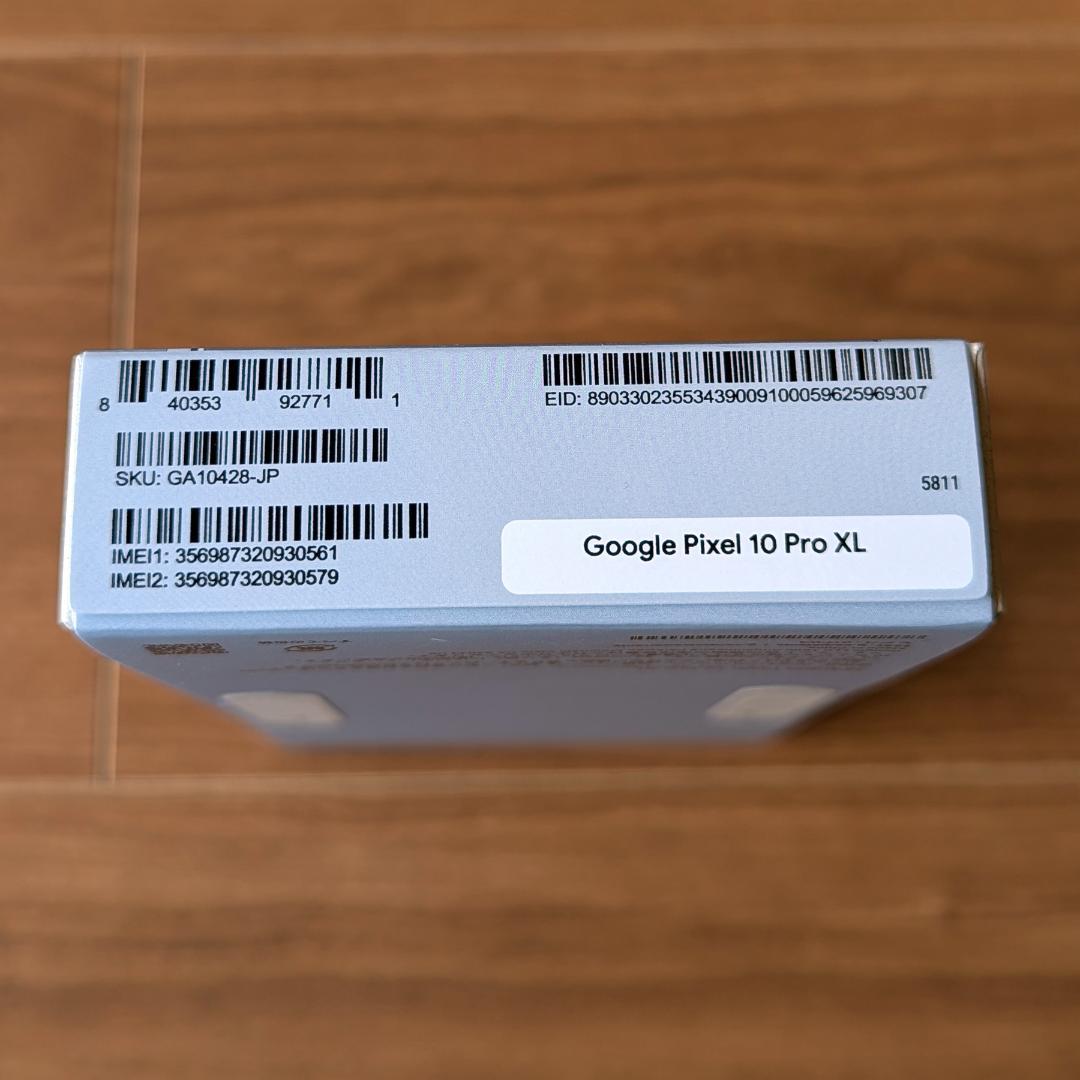 新品未開封 GooglePixel10ProXL MoonStone 256GB