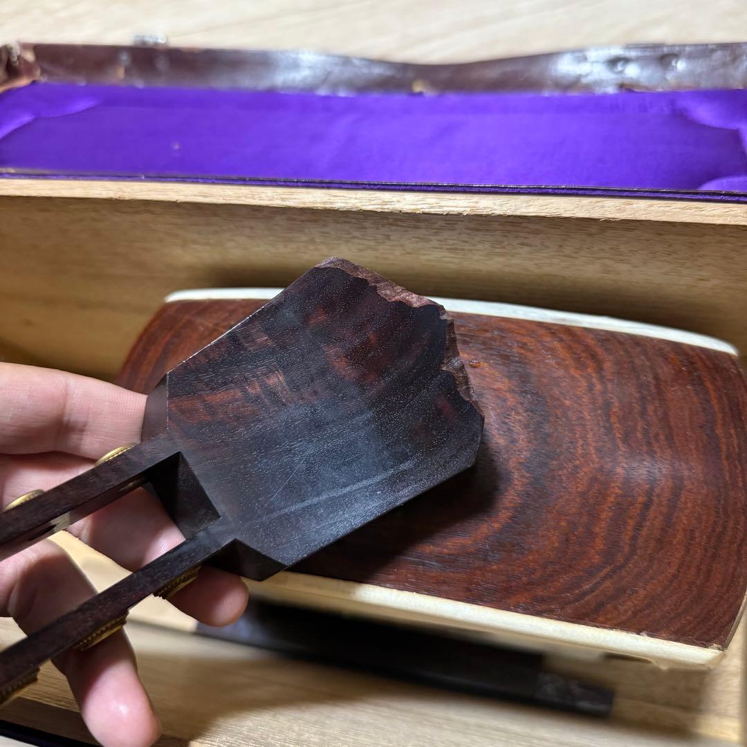 三味線　バチ　三絃駒　ハードケース 　和楽器