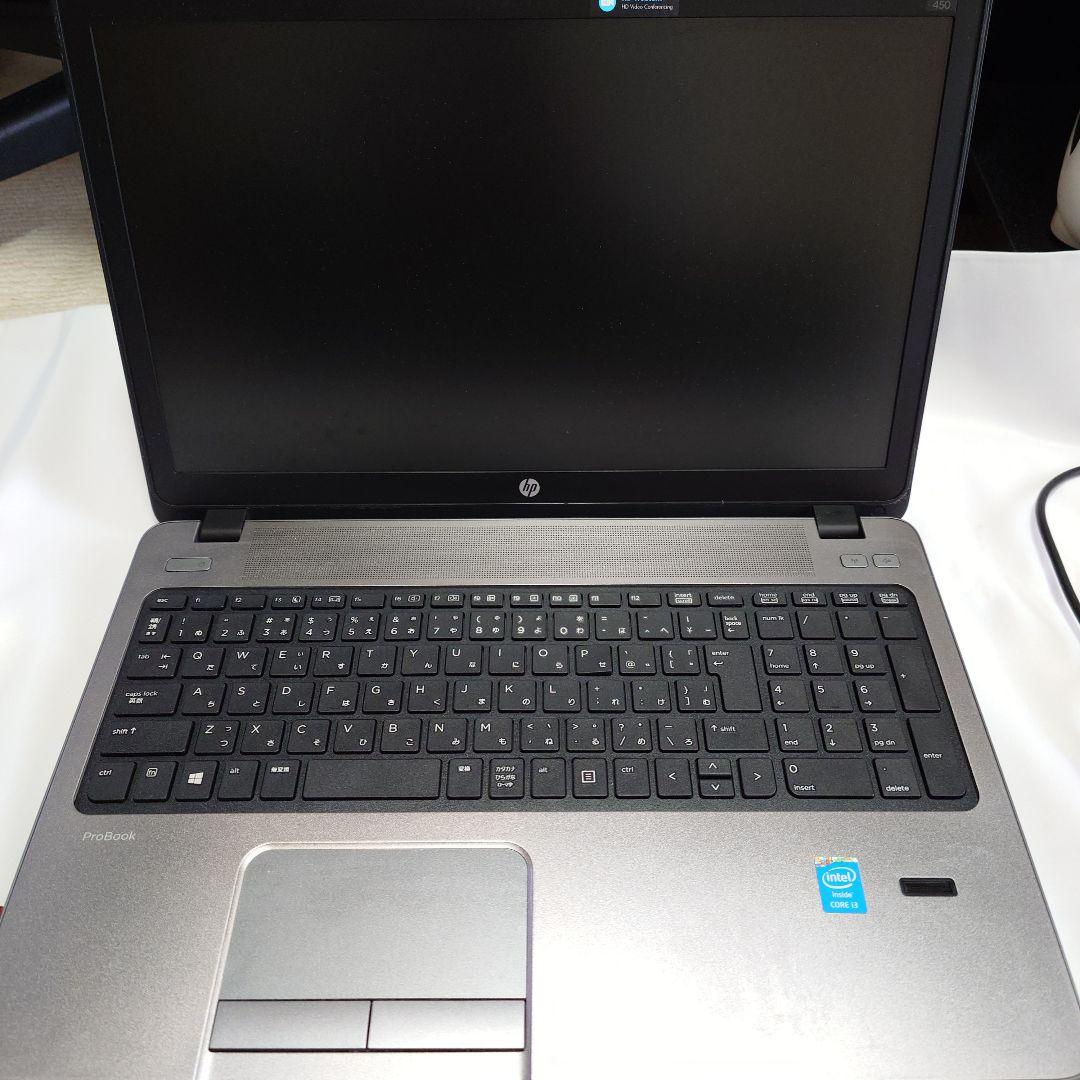 HP ProBook 450G1 ノートPC ブラック ACアダプター付　中古品