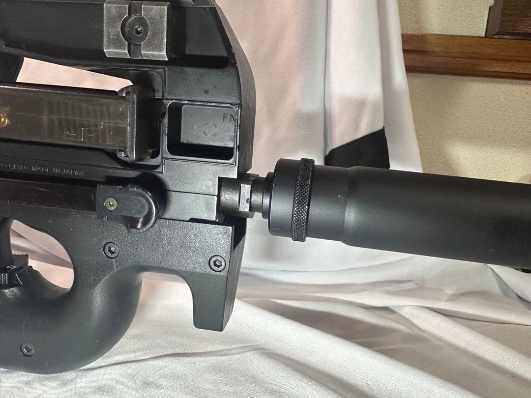 P90 箱なし 電動ガン ブラック 日本製 スタンダードマガジン