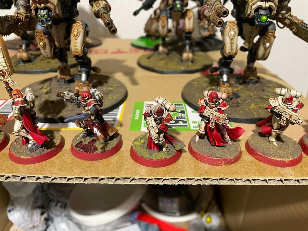 ウォーハンマー40K インペリアルナイト＋グレイファクス軍 塗装済