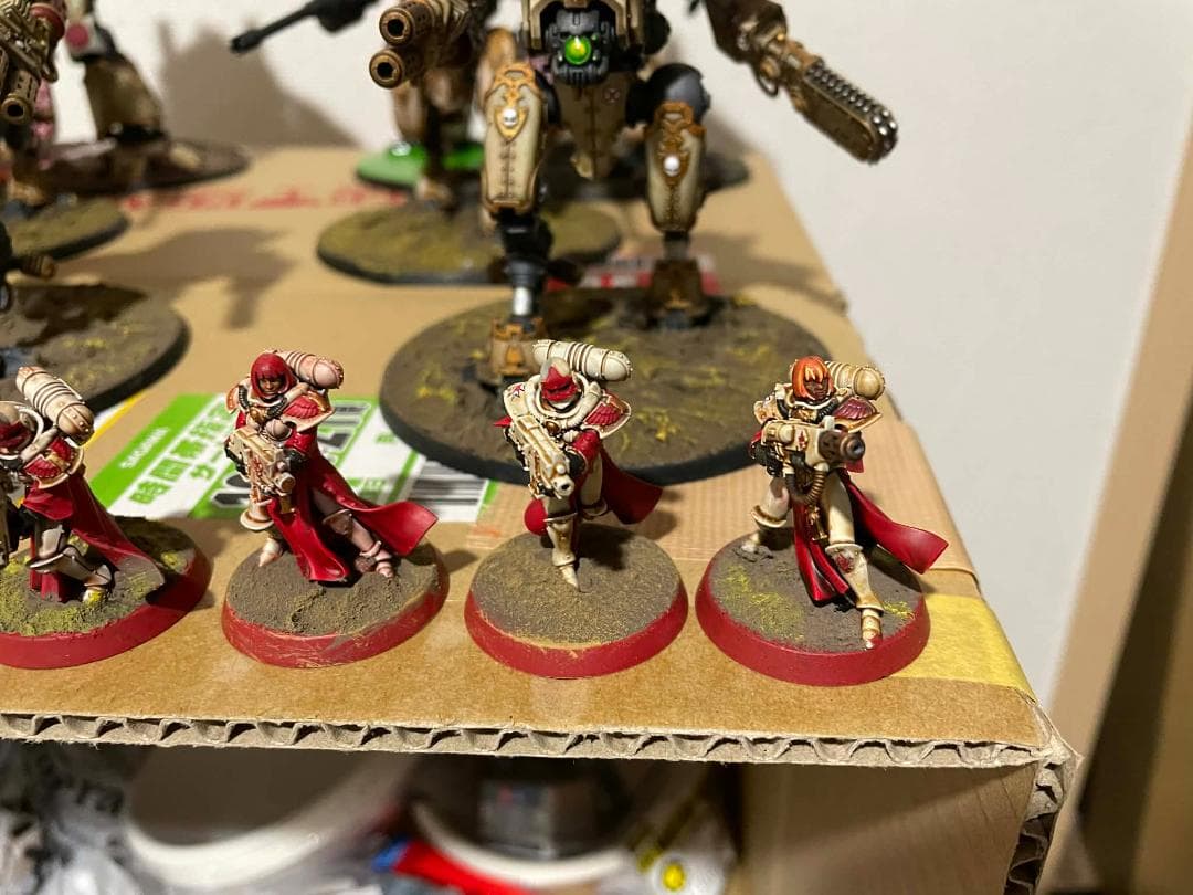 ウォーハンマー40K インペリアルナイト＋グレイファクス軍 塗装済