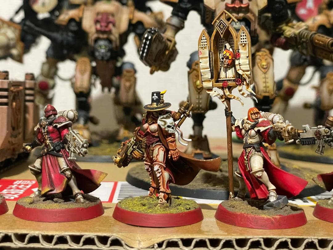 ウォーハンマー40K インペリアルナイト＋グレイファクス軍 塗装済