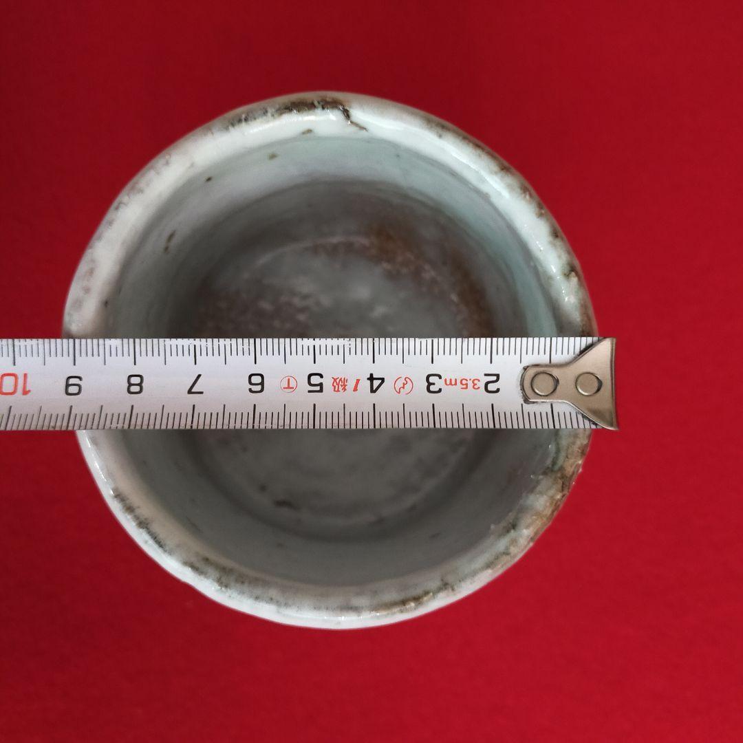 岩萩筒茶碗　渋谷泥詩　筒茶碗【新品未使用】