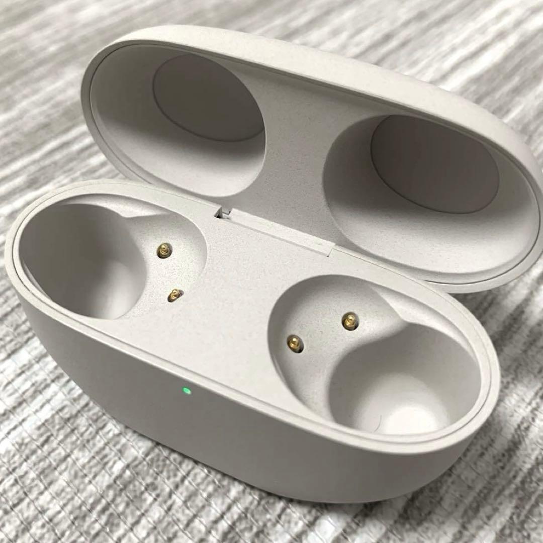 【美品】SONY WF-1000XM5プラチナシルバー　ワイヤレスイヤホンケース