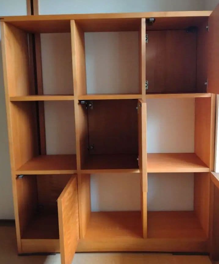 ACTUSアクタス 木製オープンシェルフ 9コンパートメント