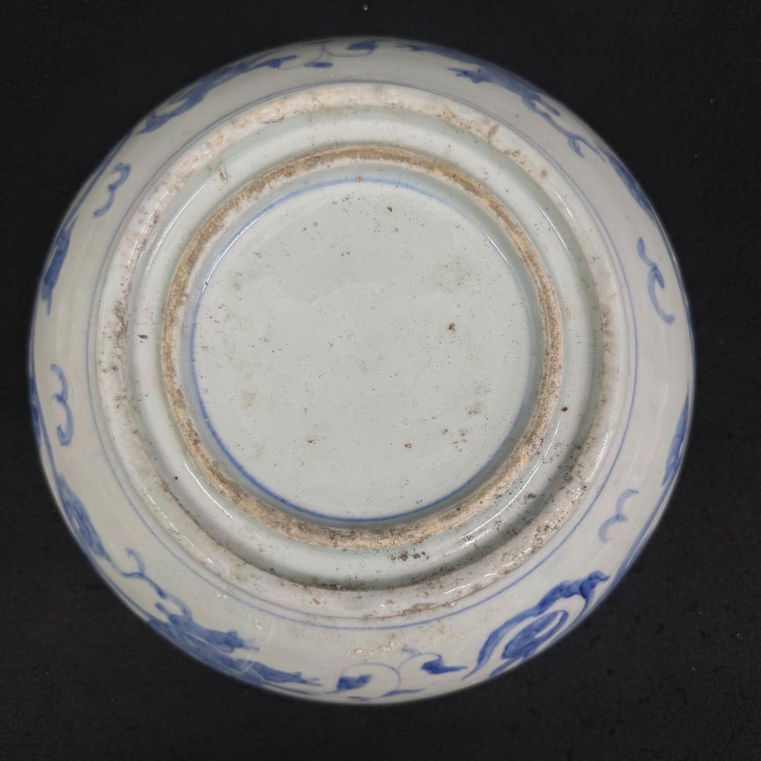 古伊万里 染付 金彩　赤絵　唐獅子　金襴手　大鉢