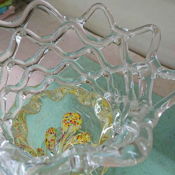 琉球ガラスの花瓶　フラワーベース