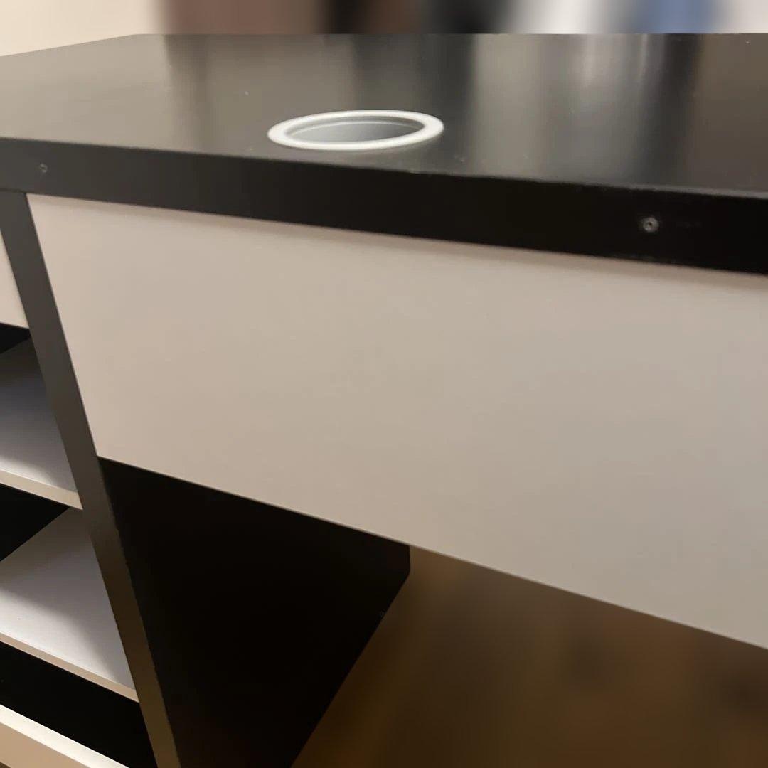 【送料込】IKEA デスク　ミッケ　ブラック　机