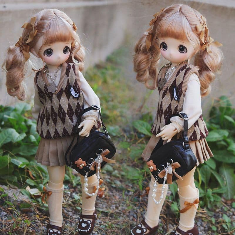 WY33 BJD 1/4 ドール 衣装 人形服 6点セット　ハンドメイド