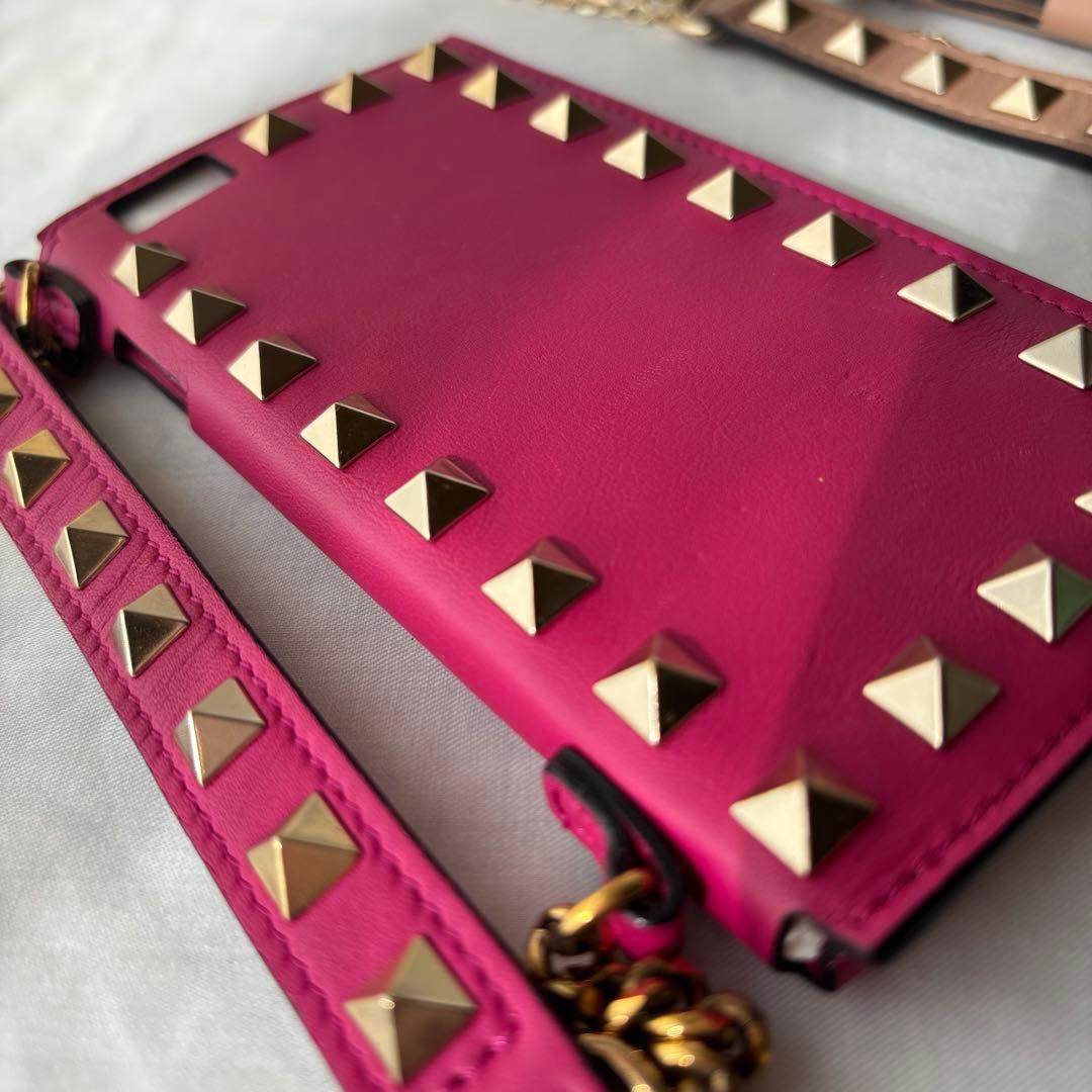 VALENTINO ロックスタッズ スマホケース パーツ　部品　交換用　リメイク