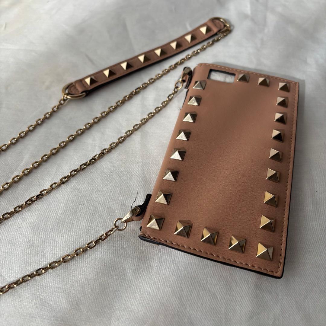 VALENTINO ロックスタッズ スマホケース パーツ　部品　交換用　リメイク