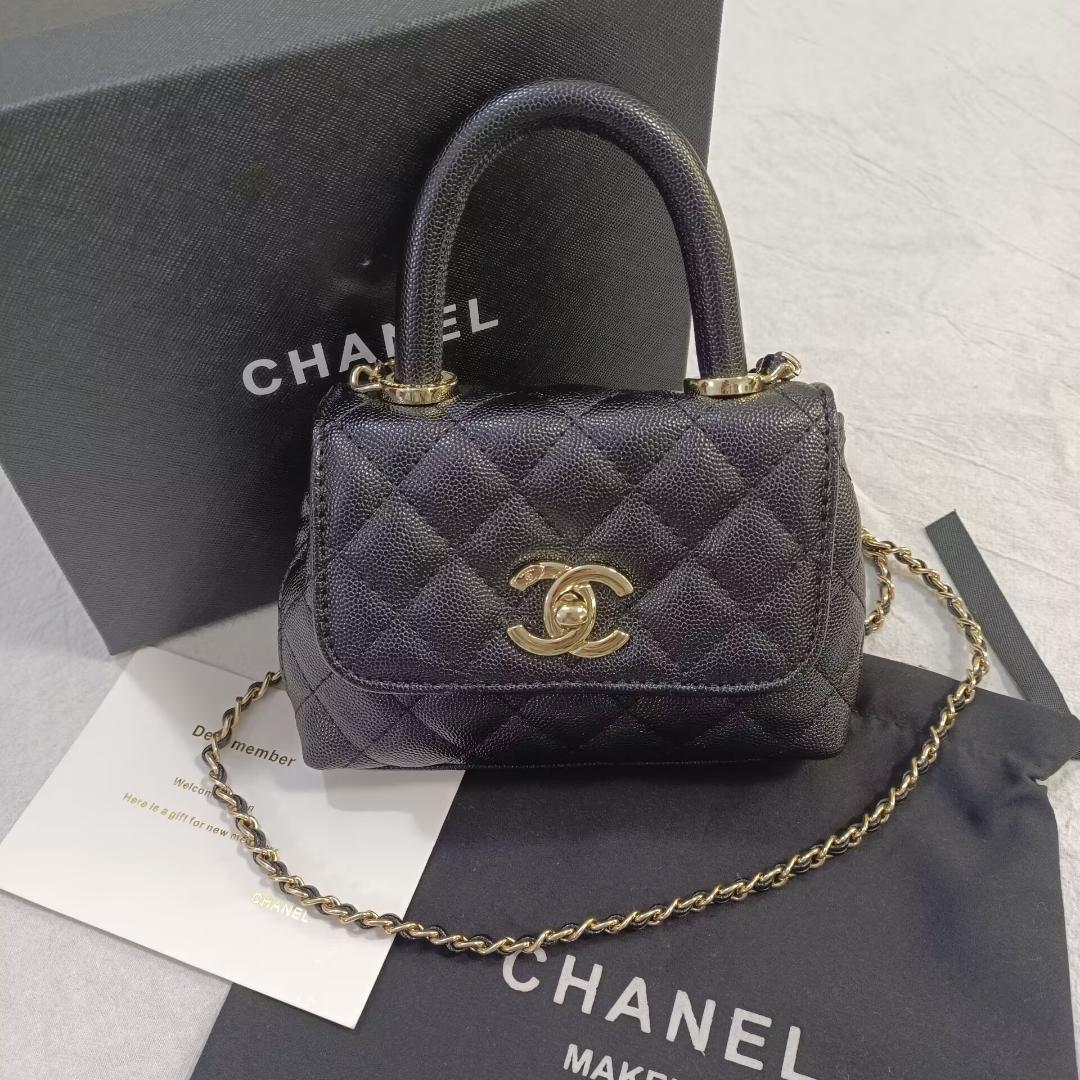 CHANEL ノベルティ ミニ ショルダーバッグ キルティング ゴールド2WAY