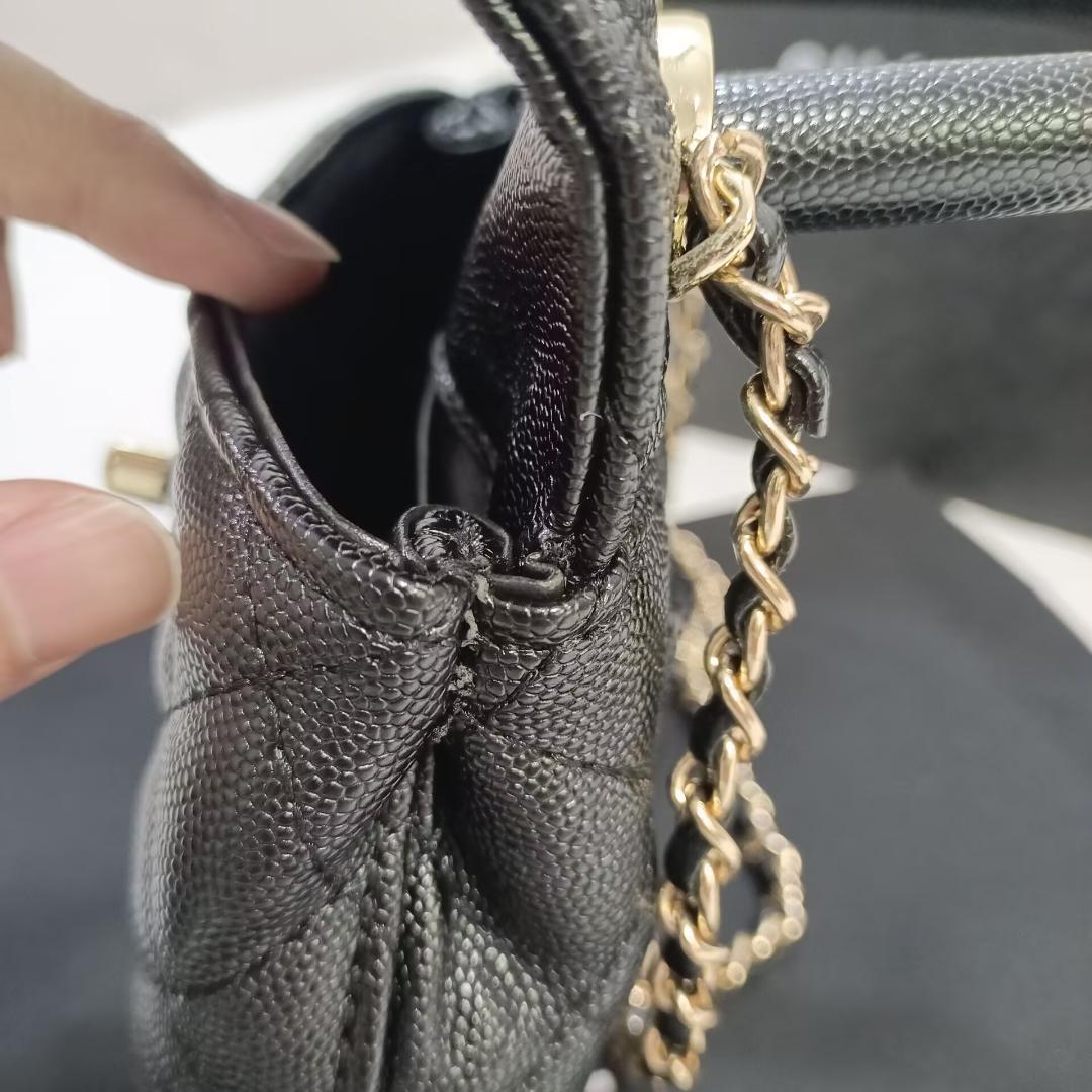 CHANEL ノベルティ ミニ ショルダーバッグ キルティング ゴールド2WAY