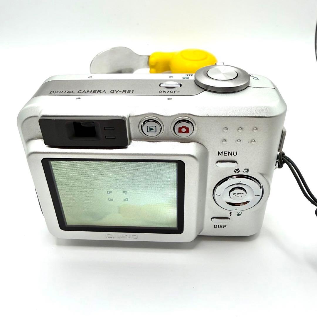 【動作品】CASIO QV-R51 コンデジ 単三電池 5MP CCD デジカメ