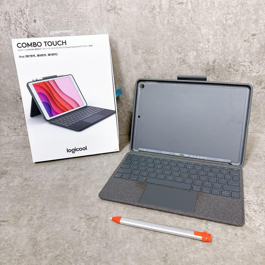 【純正ペンシル付き】ロジクール iPad 10.2インチ ComboTouch
