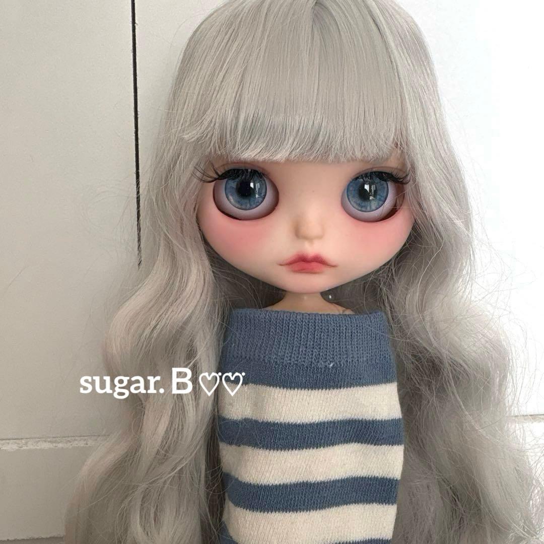 アイシードールカスタム❤︎ツヤ無し薄グレー❤︎ふわっふわ♡
