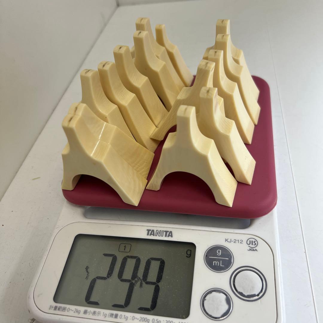 慶翠在銘　極上琴柱　木箱付　299g 東Y8-0313☆2Fトヒコ