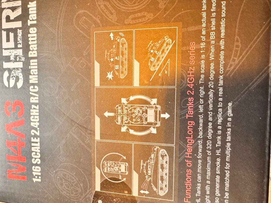 戦車モデル M4A3 SHERMAN 1:16