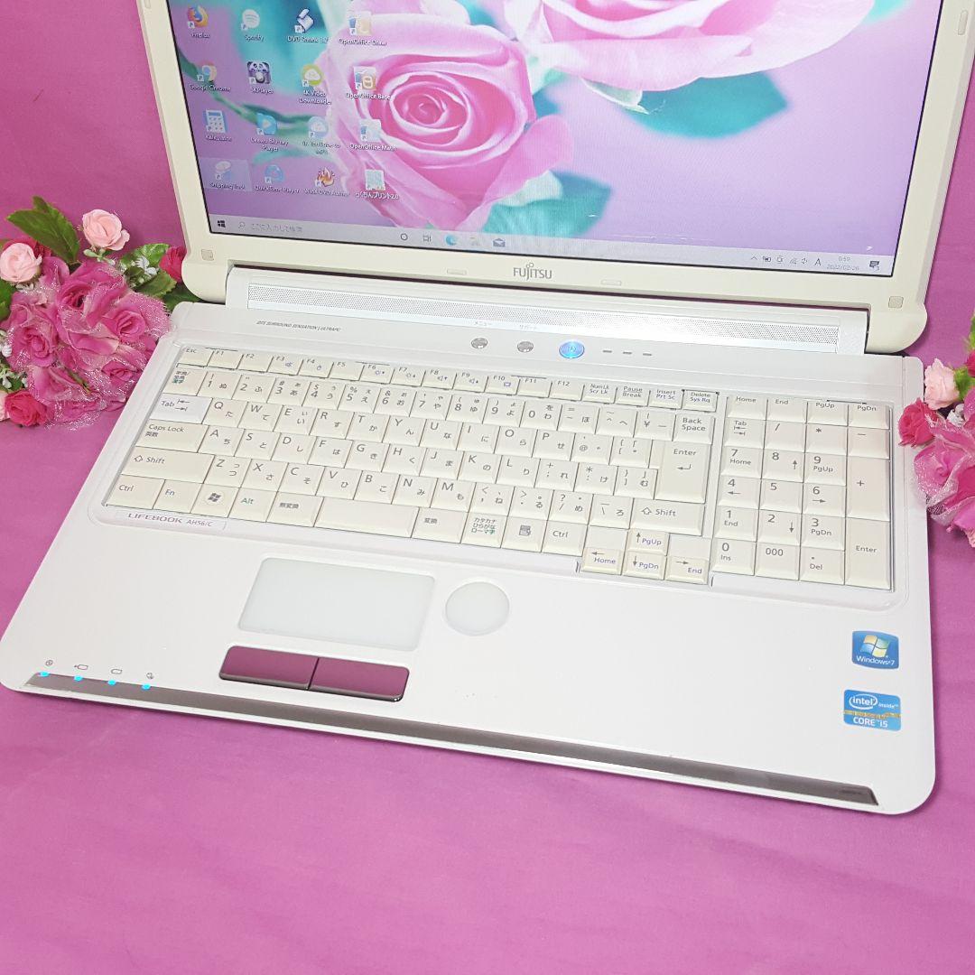 美品富士通★LIFEBOOK★Windows11&新品SSD256GB&カメラ