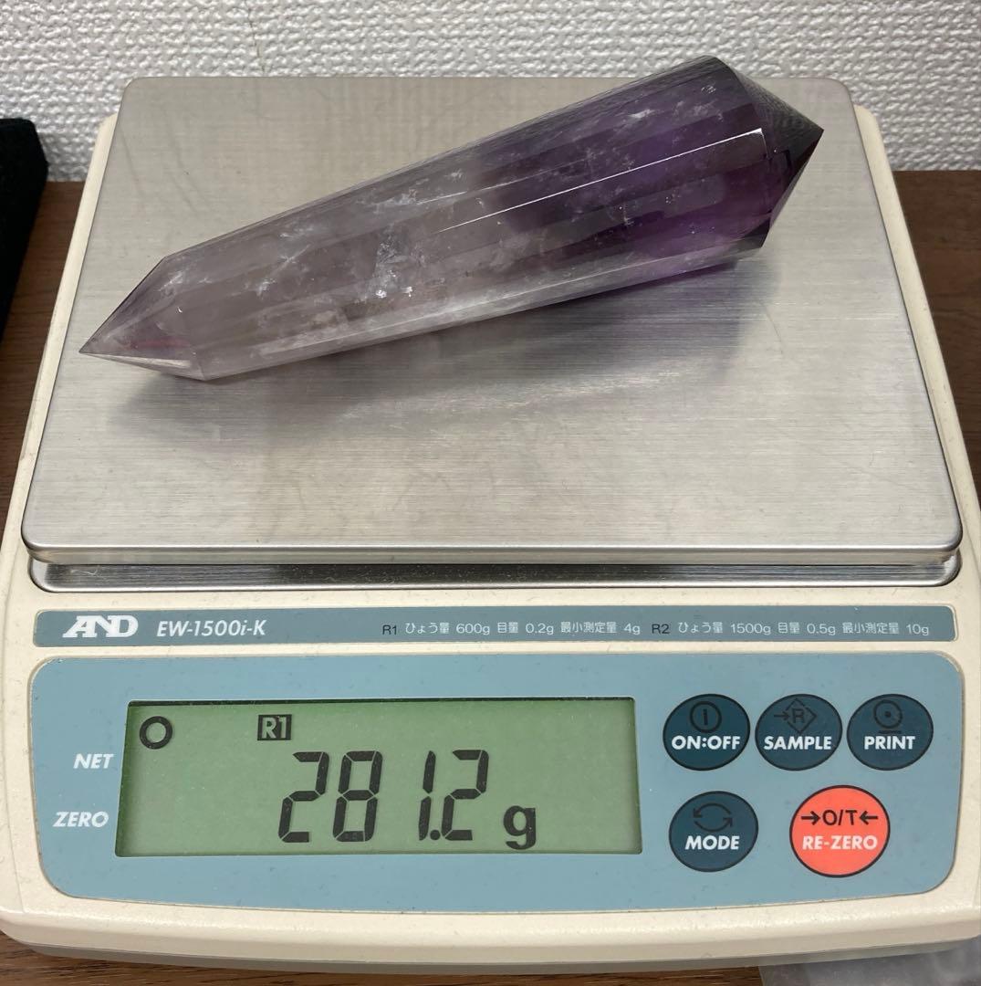 天然石　アメジスト フォーゲル　約15.5cm