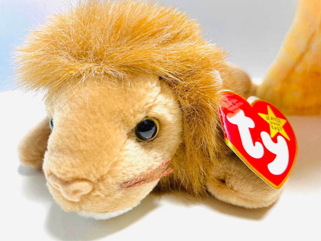 TYシリーズBEANIE BABYとBEANIE BUDDYのライオンぬいぐるみ