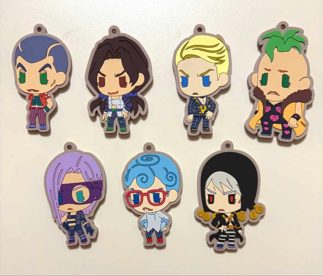 ジョジョの奇妙な冒険 ピタパタポップ ラバーマスコット 暗殺者チームセット