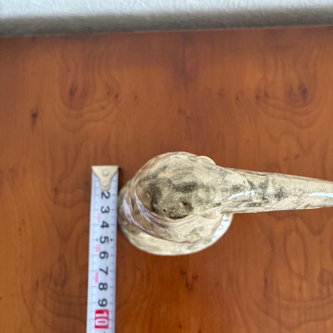陶器製　鳥の置物