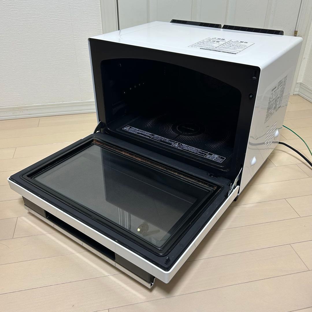 東芝 石窯ドーム 過熱水蒸気オーブンレンジ ER-RD3000(W)
