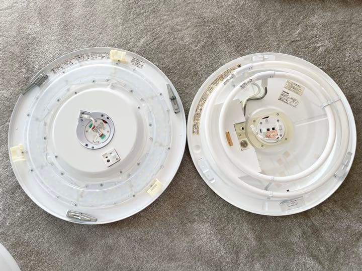 NEC TOSHIBAシーリングライト2個セット 照明 蛍光ランプ リモコン付き