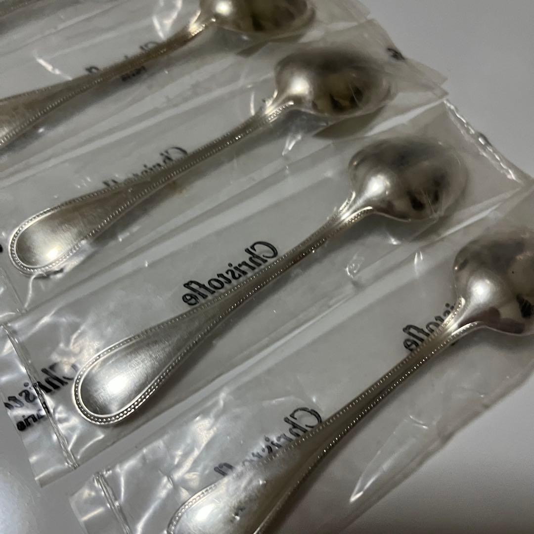 Christofle クリストフル スプーン 6本セットパールシリーズ