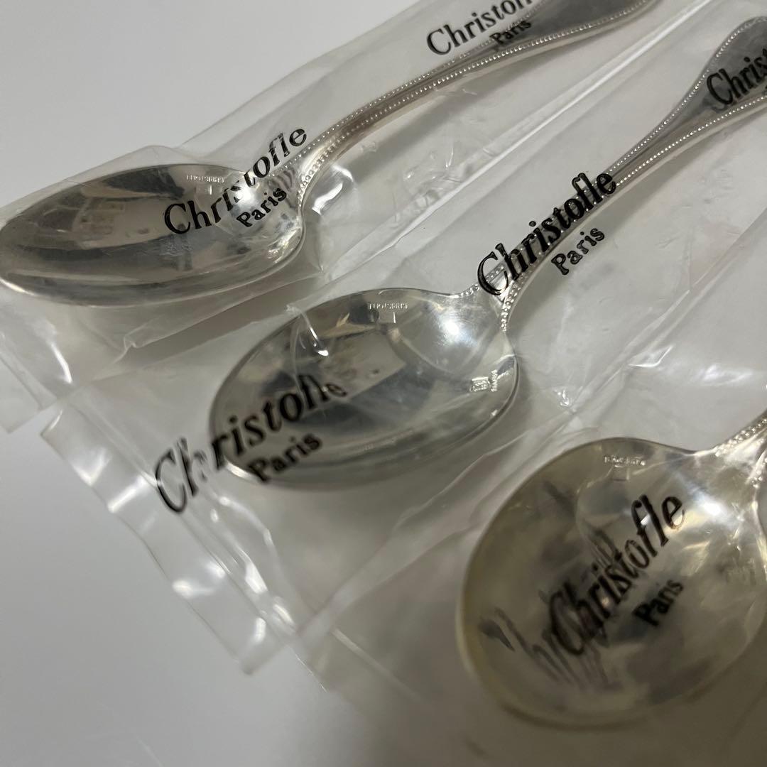 Christofle クリストフル スプーン 6本セットパールシリーズ