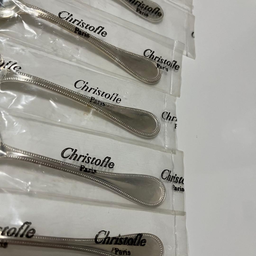 Christofle クリストフル スプーン 6本セットパールシリーズ