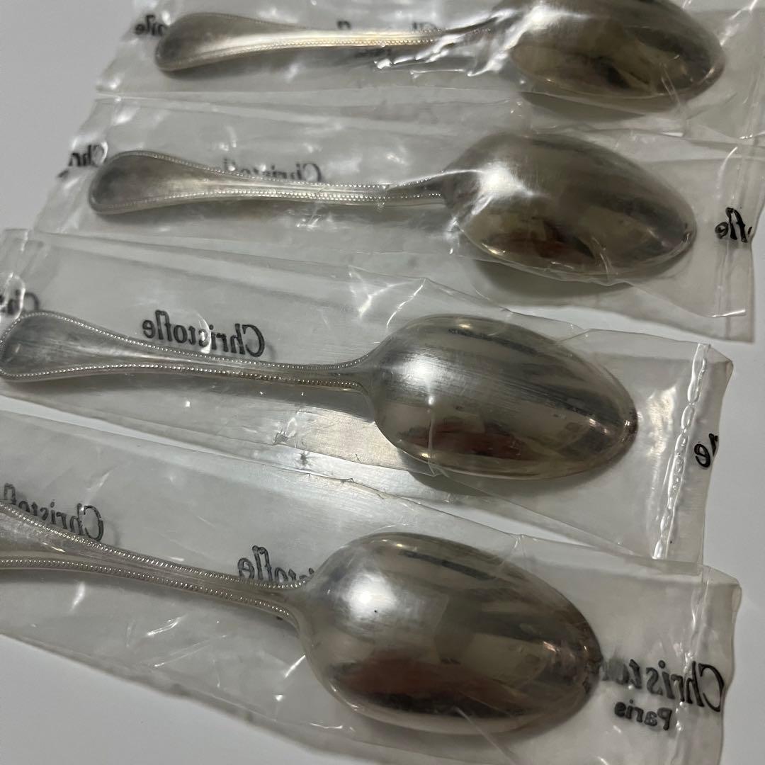 Christofle クリストフル スプーン 6本セットパールシリーズ