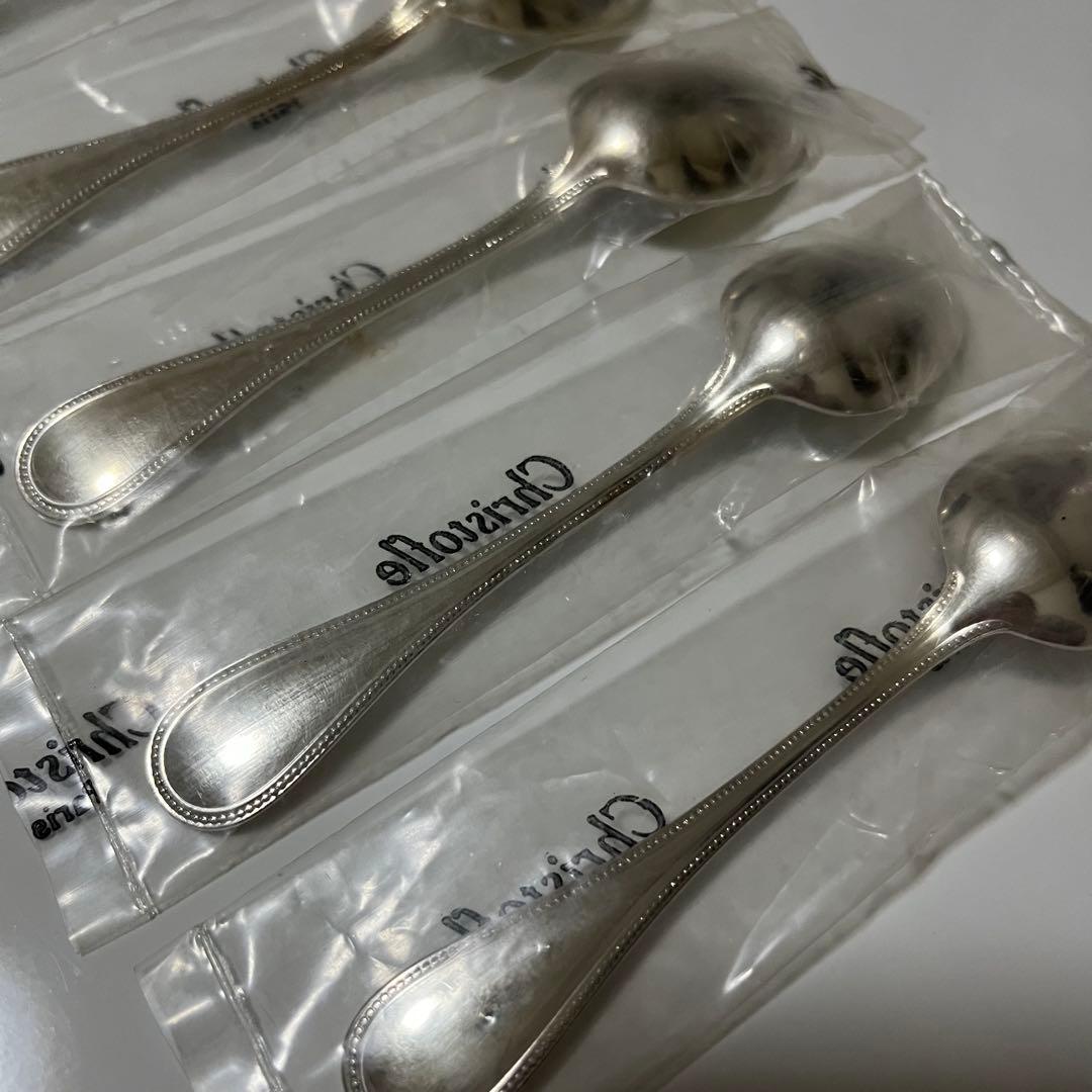 Christofle クリストフル スプーン 6本セットパールシリーズ