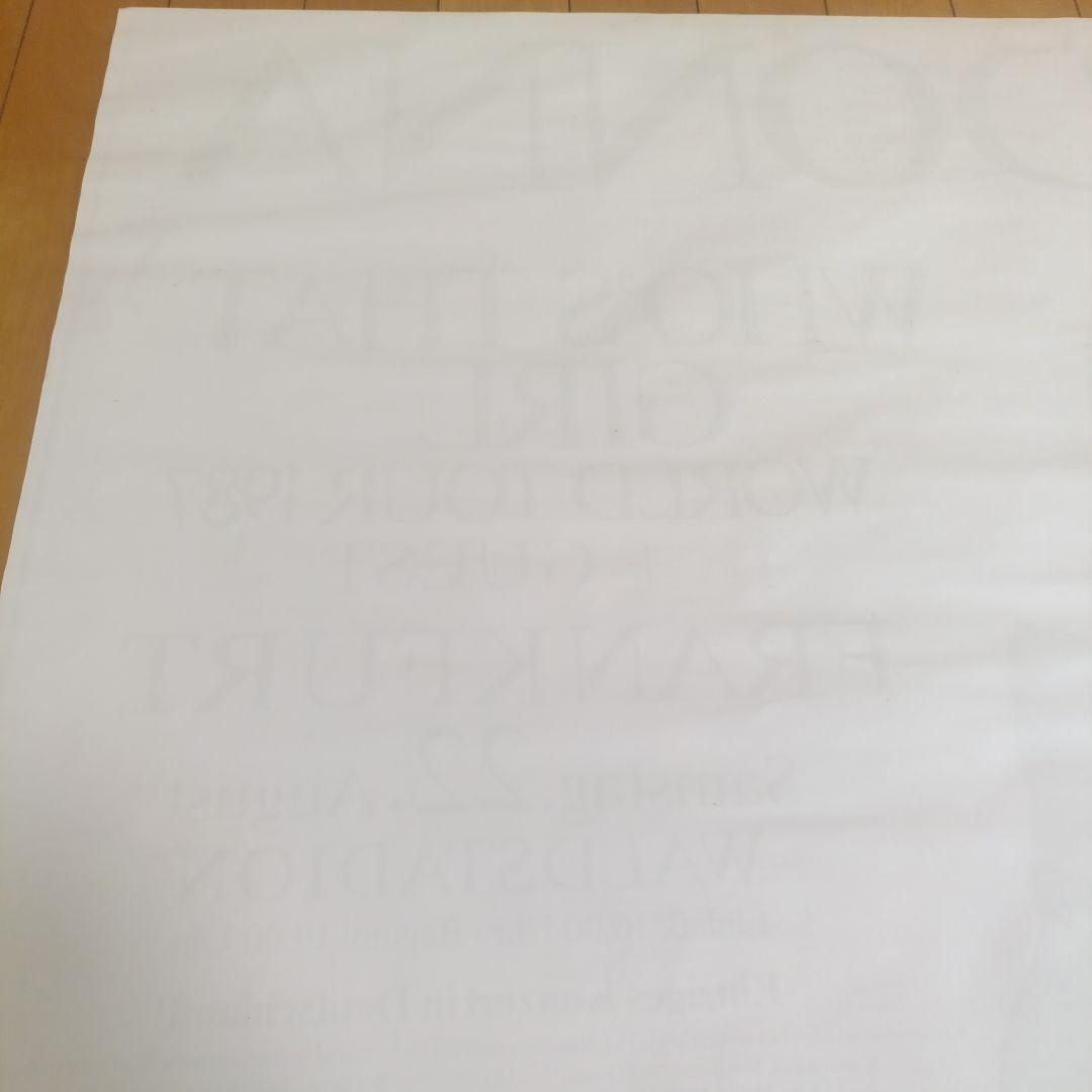 MADONNA WHO'S THAT GIRL WORLD TOUR ポスター