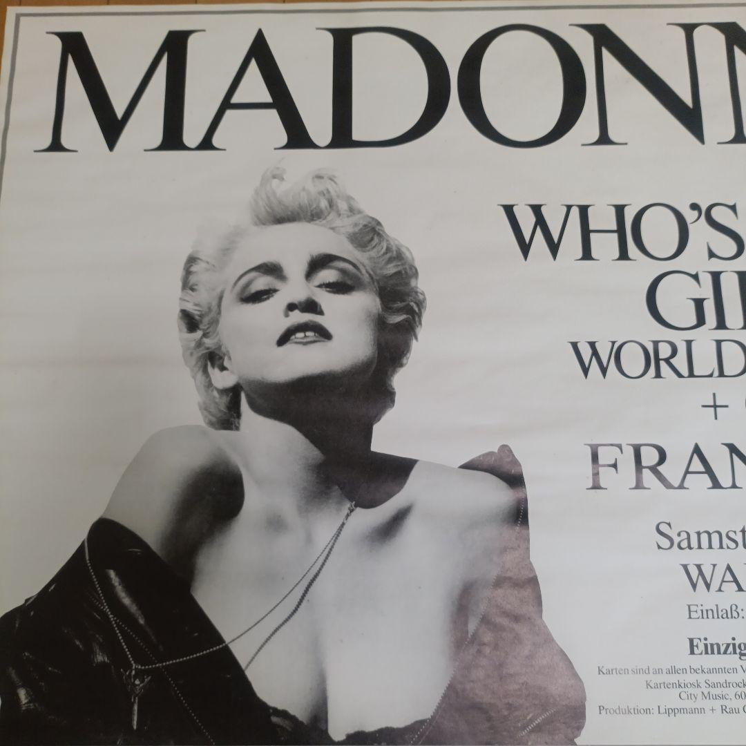 MADONNA WHO'S THAT GIRL WORLD TOUR ポスター