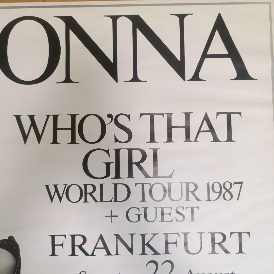 MADONNA WHO'S THAT GIRL WORLD TOUR ポスター