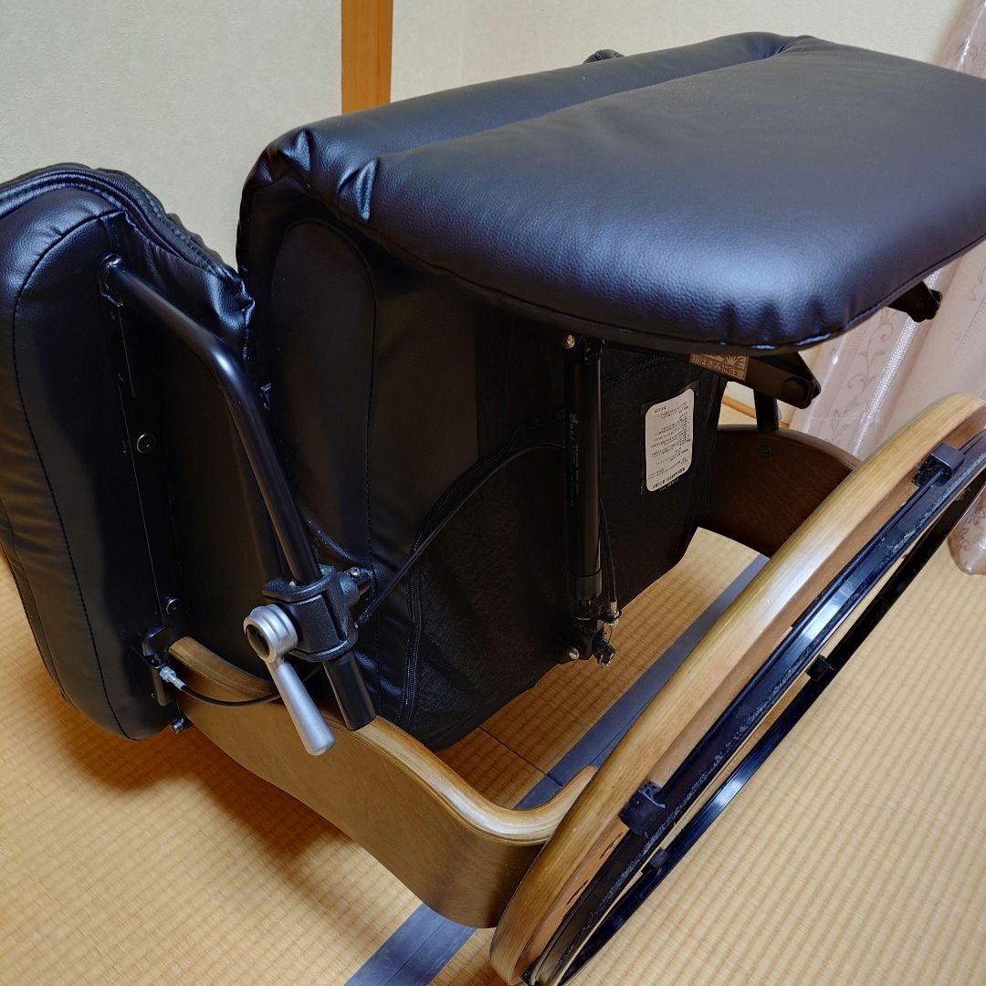 1人掛け　リクライニングソファ　ブラック　　パーソナルチェア　フラット