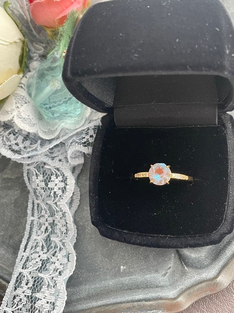 【saphiret】6.5㎜サフィレット　ゴールドリング