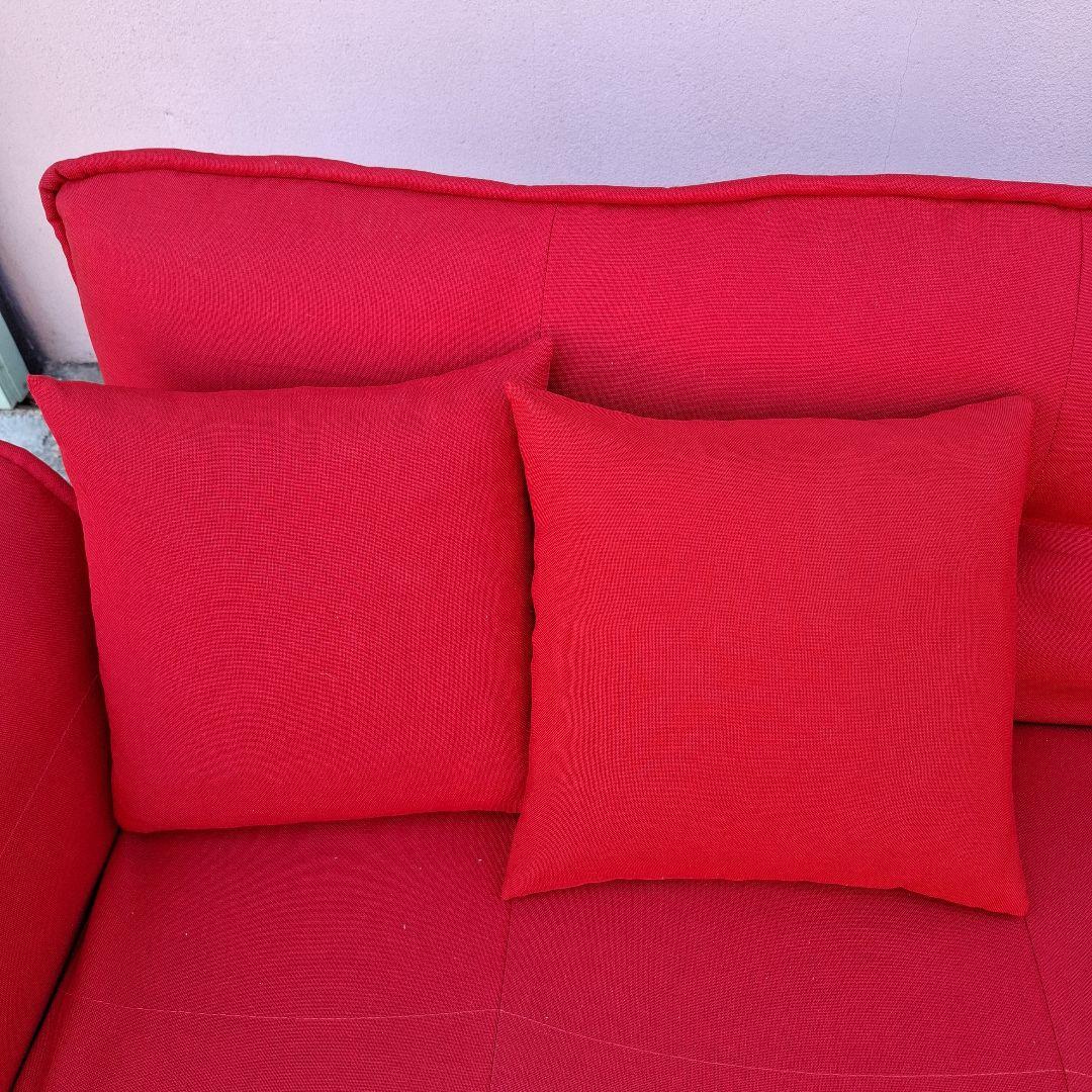 コンパクトカウチソファ オットマン別売 布張りタイプ（ソファーのみ）