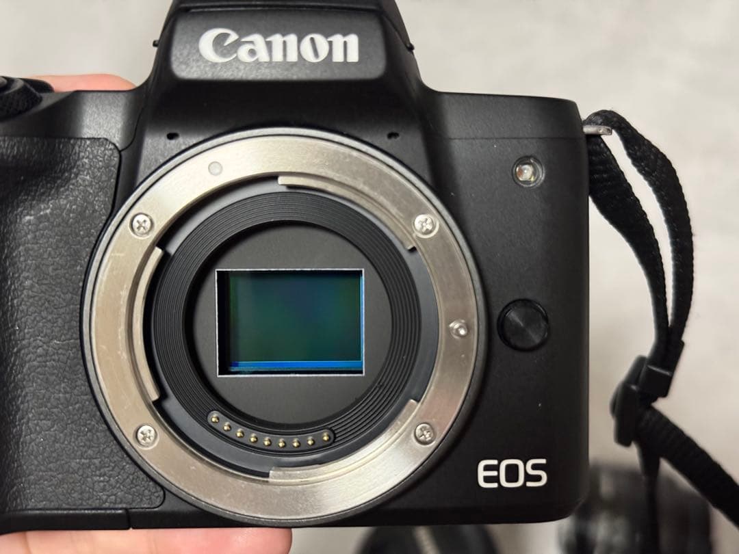 専門店メンテナンス済　CANON EOS KissM ダブルズームキットブラック