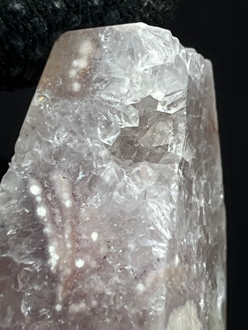 天然石　ピンクアメジスト　フリーフォーム　キラキラ✨No.1370