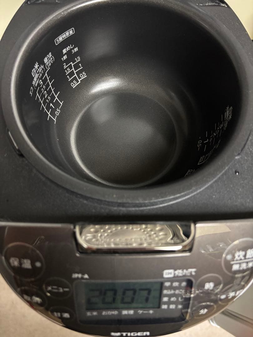 タイガー IHジャー炊飯器 JPF-A550 K（リコール対象除外品）