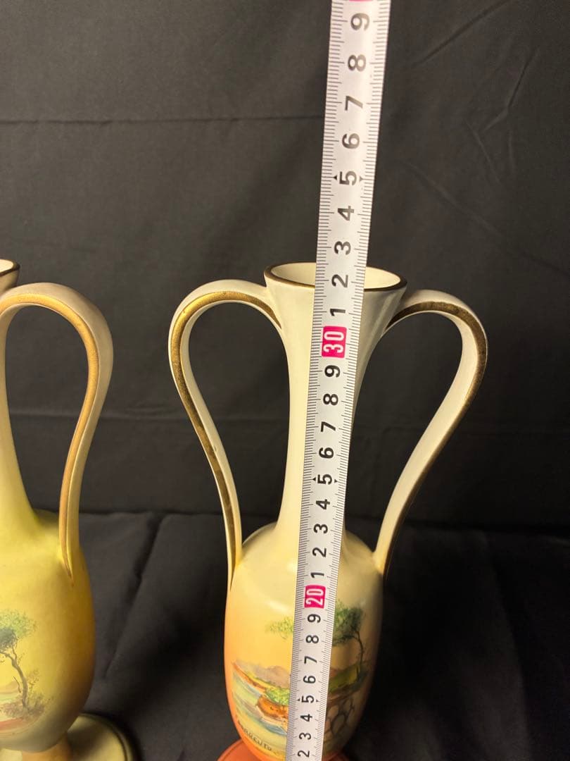 イタリア製 花瓶 一対